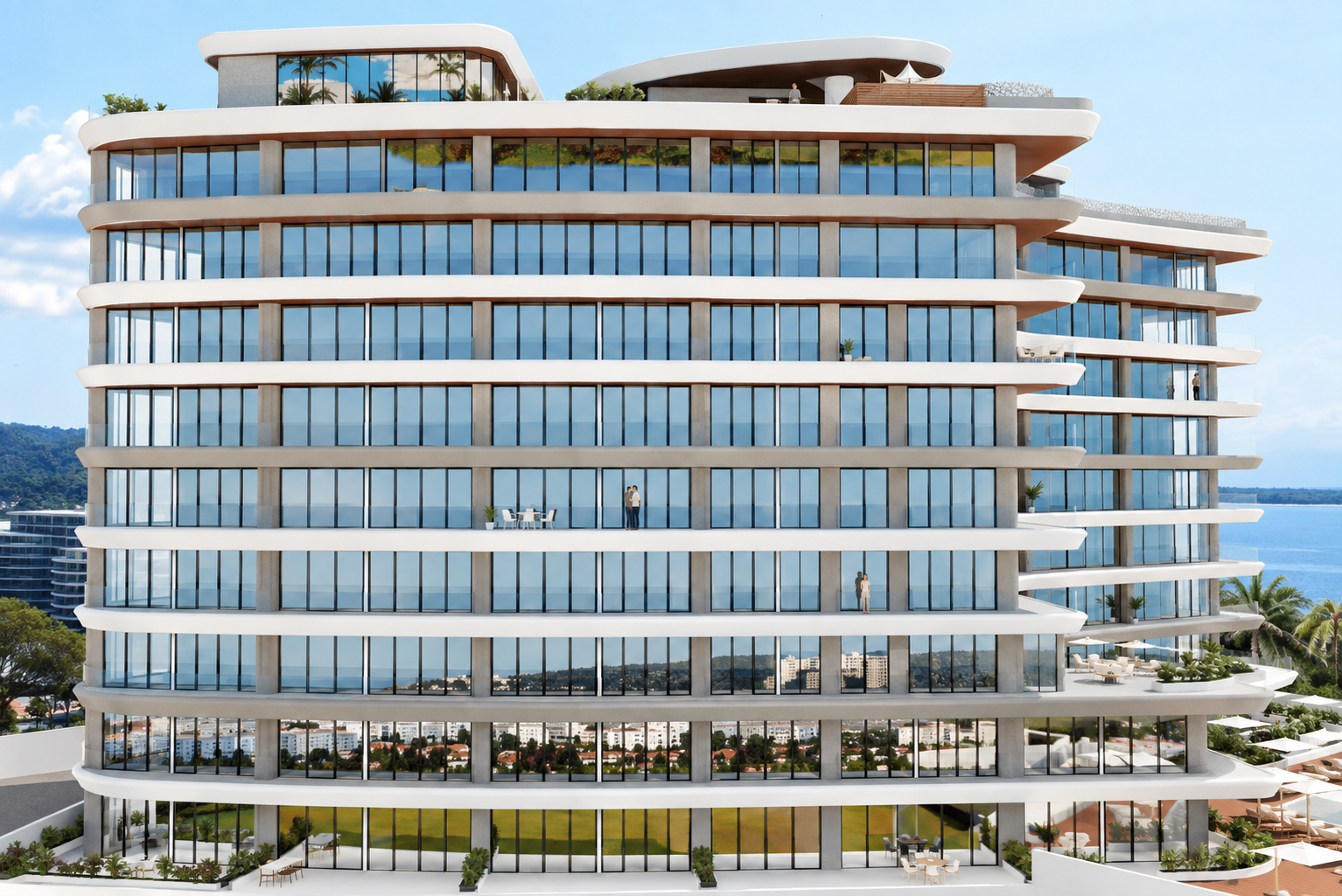 Lateral vista al mar | Ocean side view